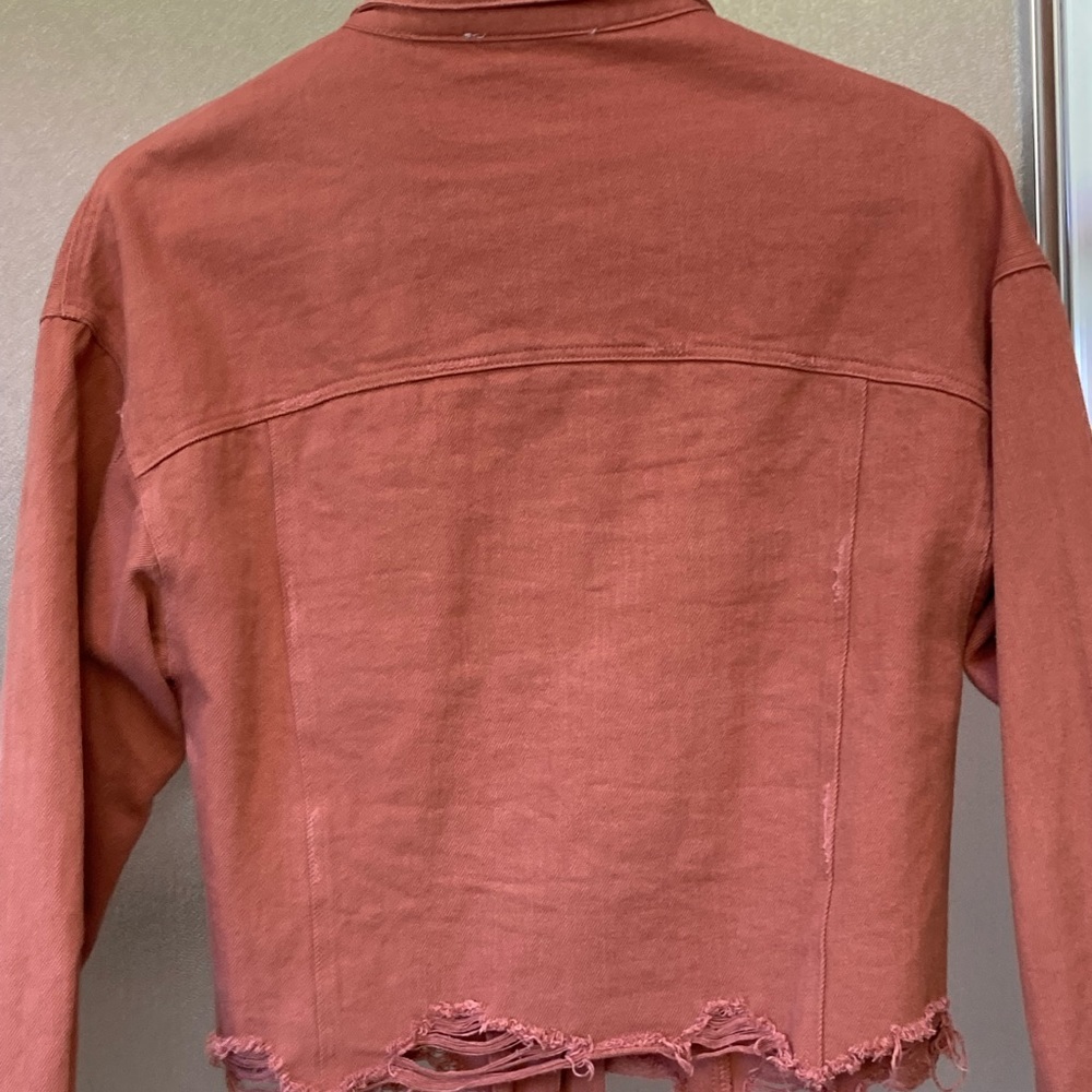 Distressed Jean Jacket - Picture 3 of 7